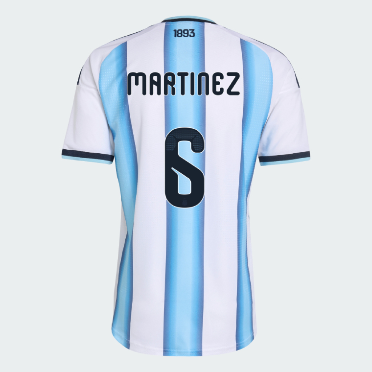 Argentina Home MARTINEZ 6 World Cup Jersey 2026 (Player Version)