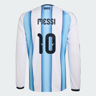 Argentina Home MESSI 10 World Cup Long Sleeve Jersey 2026