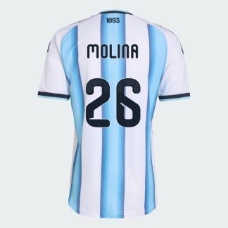 Argentina Home MOLINA 26 World Cup Jersey 2026 (Player Version)