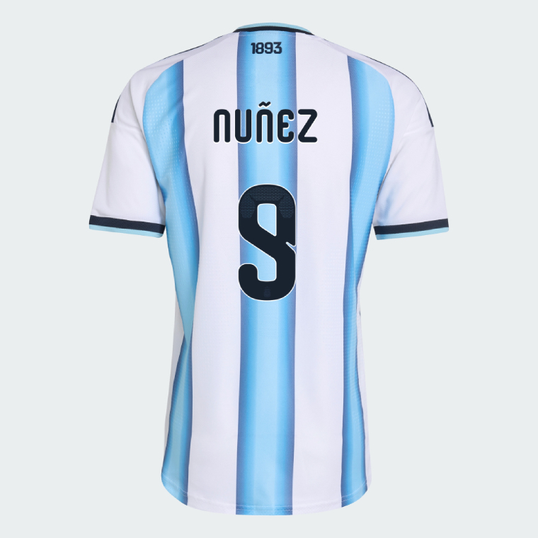 Argentina Home NUÑEZ 9 World Cup Jersey 2026 (Player Version)