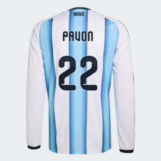 Argentina Home PAVON 22 World Cup Long Sleeve Jersey 2026 (Player Version)