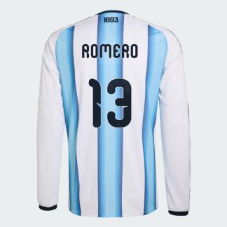 Argentina Home ROMERO 13 World Cup Long Sleeve Jersey 2026