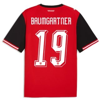 Austria Home BAUMGARTNER 19 World Cup Jersey 2026