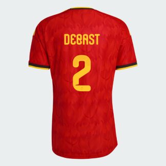Belgium Home DEBAST 2 World Cup Jersey 2026 (Player Version)