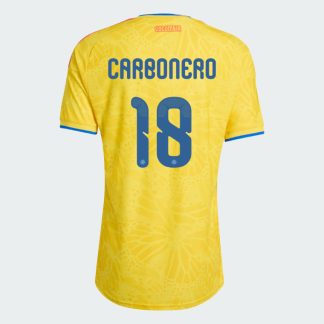 Colombia Home CARBONERO 18 World Cup Jersey 2026 (Player Version)