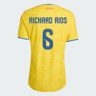 Colombia Home RICHARD RIOS 6 World Cup Jersey 2026 (Player Version)