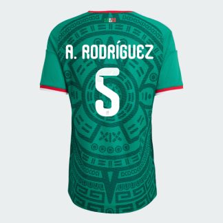 Mexico Home A. RODRÍGUEZ 5 World Cup Jersey 2026 (Player Version)