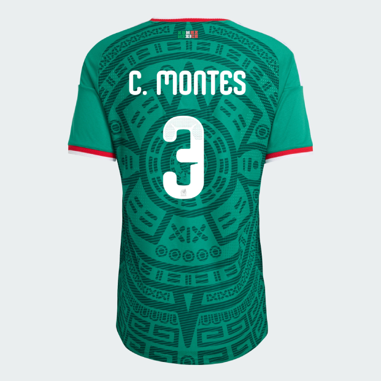 Mexico Home C. MONTES 3 World Cup Jersey 2026 (Player Version)