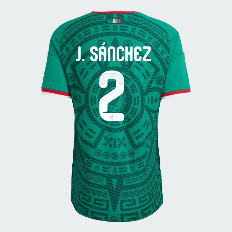 Mexico Home J. SÁNCHEZ 2 World Cup Jersey 2026 (Player Version)