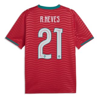 Portugal Home R.NEVES 21 World Cup Jersey 2026