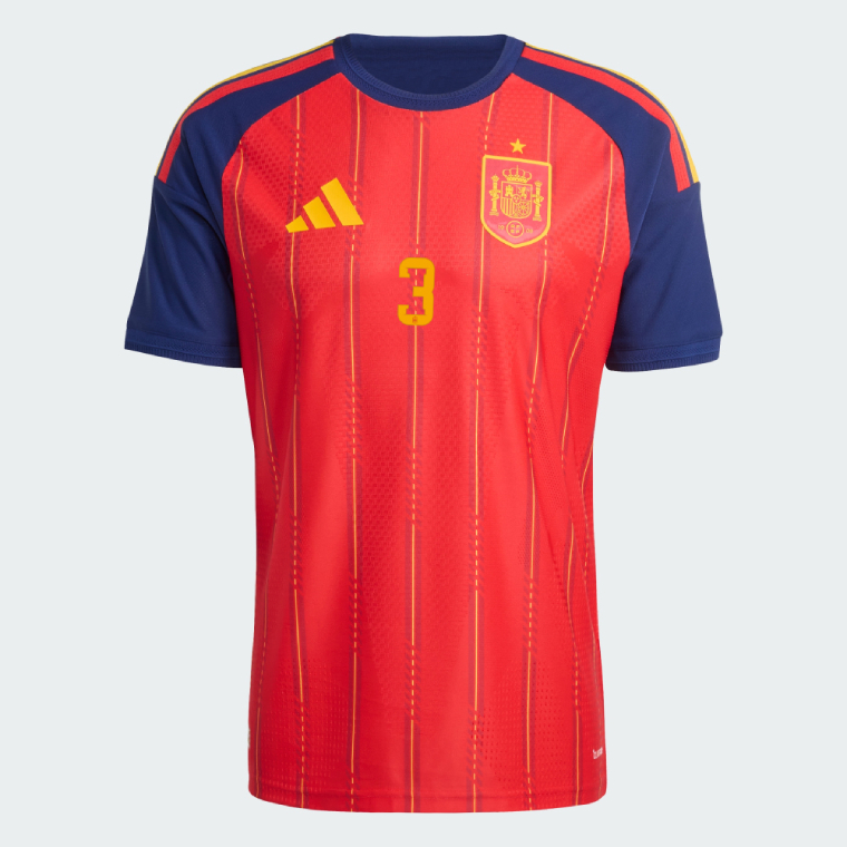 Spain Home LE NORMAND 3 World Cup Jersey 2026 (Player Version)