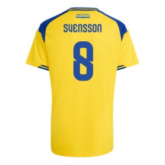 Sweden Home SVENSSON 8 World Cup Jersey 2026
