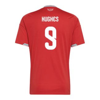 Wales Home HUGHES 9 World Cup Jersey 2026