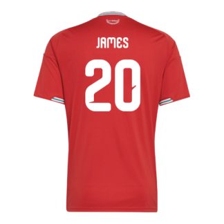 Wales Home JAMES 20 World Cup Jersey 2026
