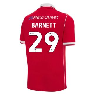 Wrexham Home BARNETT 29 Jersey 25-26