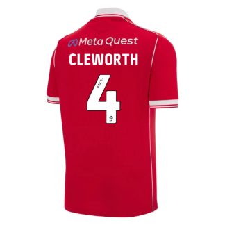 Wrexham Home CLEWORTH 4 Jersey 25-26