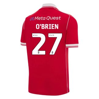 Wrexham Home O'BRIEN 27 Jersey 25-26