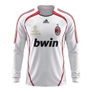 AC Milan Away UCL Final Long Sleeve Retro Jersey 06-07