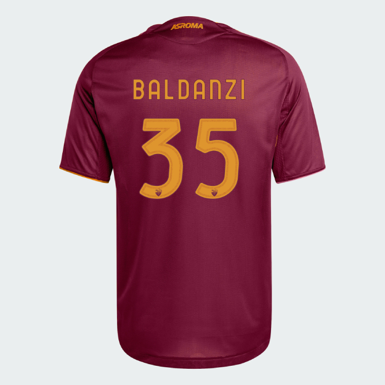 AS Roma Home BALDANZI 35 Jersey 25-26 (Player Version)
