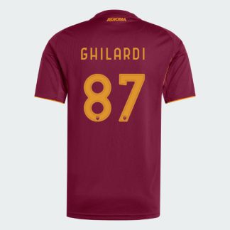 AS Roma Home GHILARDI 87 Jersey 25-26
