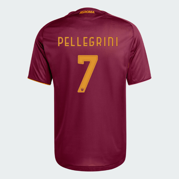 AS Roma Home PELLEGRINI 7 Jersey 25-26 (Player Version)