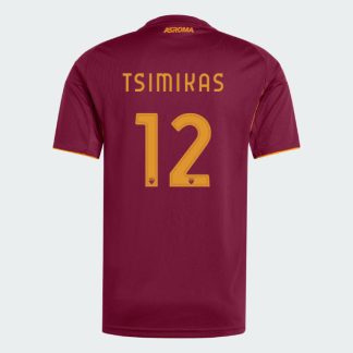 AS Roma Home TSIMIKAS 12 Jersey 25-26