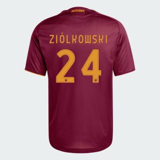 AS Roma Home ZIÓLKOWSKI 24 Jersey 25-26 (Player Version)