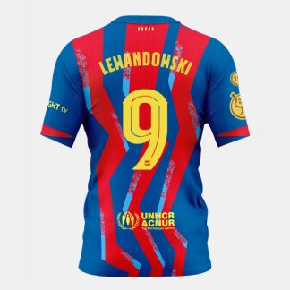 Barcelona Supercopa de España Final LEWANDOWSKI 9 Jersey 25-26 (Player Version)