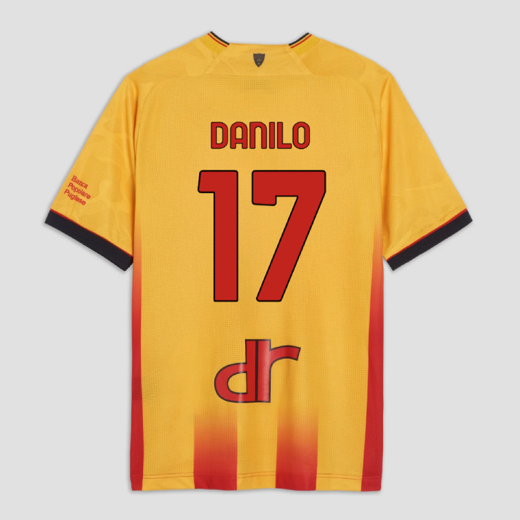 Lecce Home DANILO 17 Jersey 25-26