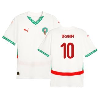 Morocco Away BRAHIM 10 AFCON Jersey 2025