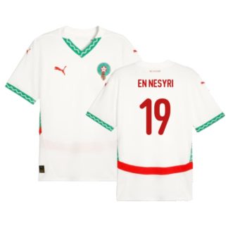 Morocco Away EN NESYRI 19 AFCON Jersey 2025