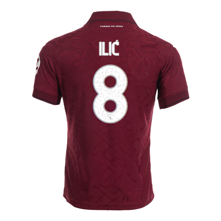 Torino Home ILIĆ 8 Jersey 25-26